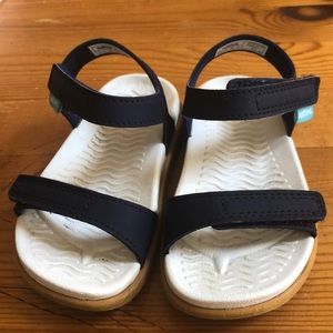 Native blue sandals